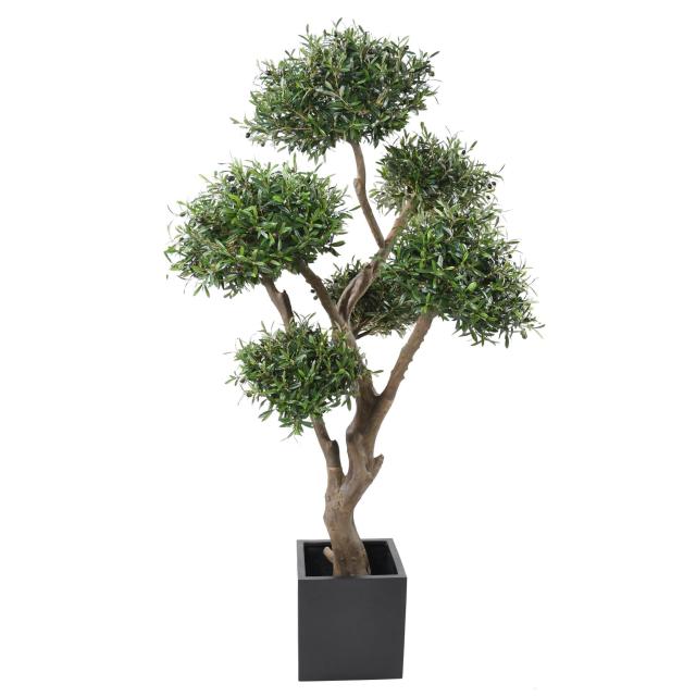Olivier Bonsai Artificiel Multi Tete